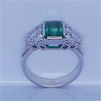 Anneau Guerretta Gioielli Femme in Or Smeraldo 0.67 Ct SMRLD-0.67-16 - SMRLD-0.67-16